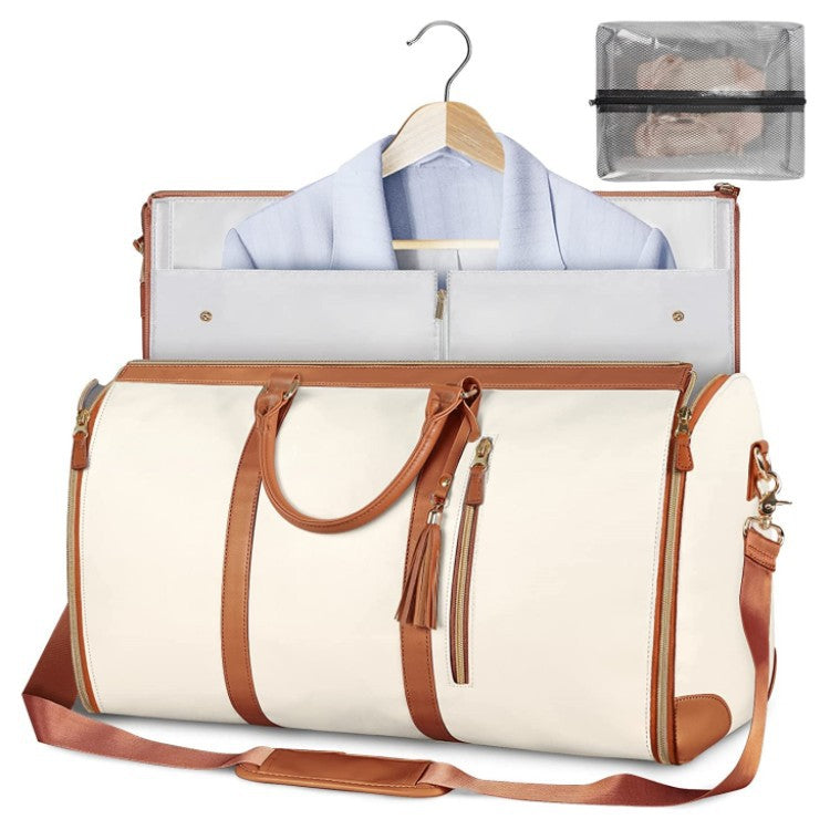 Women's Large Foldable Travel Duffle Bag – Waterproof Carry-On Tote